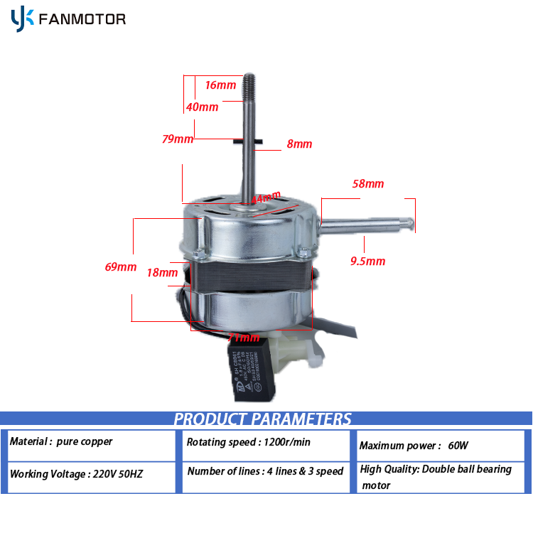 Table Fan Motor Spare Parts From China Manufacturer - Guangzhou Yuexun ...