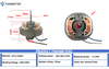 C-frame Shaded-pole Bathroom Fan Motors